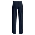 thumbnail image 7 of SELONE Navy Womens Wide Leg Trousers Work Mid Waist Plus Size Lounge Pants Wide Leg Cropped Trouser Loose Casual Long Beach Pants Pull on Solid Lightweight Comfy 3XL Tall Breathable Summer Clothes, 7 of 7