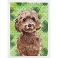 thumbnail image 1 of Carolines Treasures BB9549CHF Brown Cockapoo St. Patricks Canvas House Flag, 1 of 4