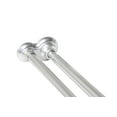Utopia Alley DS9SS 72 in. Adjustable Double Shower Curtain Rods, Chrome