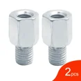 thumbnail image 2 of 2pcs Scooter Motorcycle Rear Mirror Adapters M10 10MM M8 8MM 6MM Clockwise Anti-clockwise Right Left hand thread Changing Screw, 2 of 7