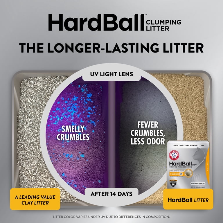 ARM & HAMMER HardBall Lightweight Clumping Cat Litter, 7 Lb photo 3