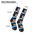 thumbnail image 2 of Susaid Ocean Scene with Noah's Ark Print Thermal Winter Socks for Men and Women, Warm Crew Hiking Socks, for Boots and Outdoor Activities, 2 of 6