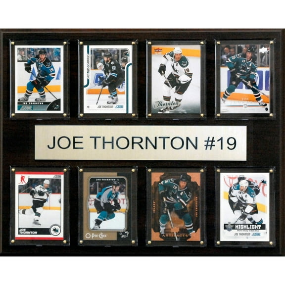 Joe Thornton San Jose Sharks 12'' x 15'' Plaque