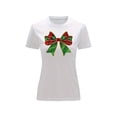 thumbnail image 2 of Playera Blusa Con Estampado De Moño Navideño Ropa Para Mujer Color Blanco Talla Mediana Marca Emil SaEs, 2 of 4