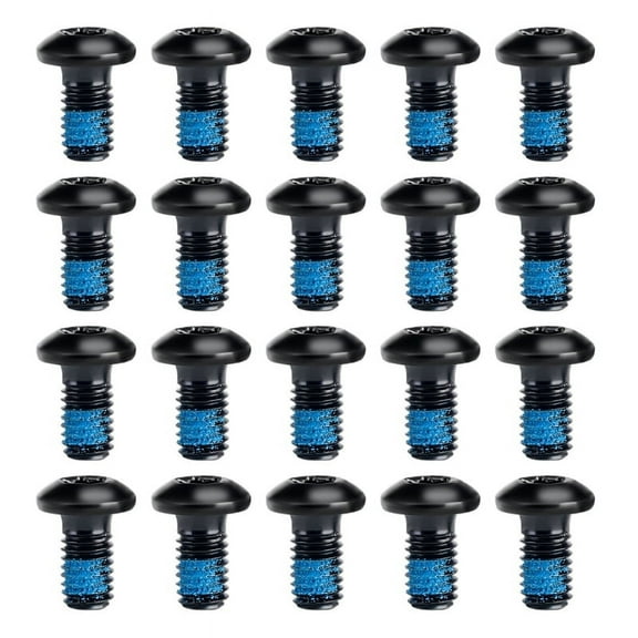 20 Pcs Bicycles Disc Brake Bolts Bike Rotor Screw Bike Disc Brake Rotor Bolts M5x10mm Screw for Road Mountain Bike