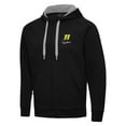 thumbnail image 2 of Men's-Antigua  Black Denny Hamlin Victory Full-Zip Hoodie, 2 of 3