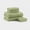 Sage Green + Cotton, variant on FENGFAN 6 Pieces Waffle Jacquard Bath Towel Set Combed Cotton Lilac 600 GSM