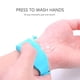 thumbnail image 4 of Silikon Desinfektions Armband, Tragbares Hygienearmband für Handreinigung unterwegs - Wiederholbare Füllung Armband Spender, geeignet für Schulreisen, Arbeit, Einkaufen im Freien - Azul - 5 piezas Ormromra LN-2457, 4 of 5