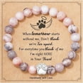 thumbnail image 4 of NICKSUN Dog Mom Gifts for Women as Christmas Valentines Mothers Birthday Gifts, Beaded Paw Bracelet Gifts for Dog Mom Lovers, 4 of 12