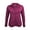 Burgundy, variant on ACTIVE UNIFORMS Women's Ultra Soft Stretch Zip Up Scrub Jacket (Black, X-Small)