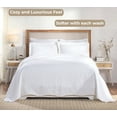 thumbnail image 3 of BNM 3 Piece Floral Cotton Blend White Bedspread Set, Full, 3 of 10