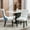 White PU, variant on Handmade Pull-Ups, Comfortable Back / American Design Dining Chairs for Home Decor