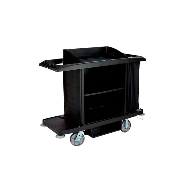 Carro Ama De Llaves Ejecutivo Tradicional Rubbermaid Negro Rubbermaid FG618900BLA
