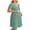 Green, variant on Women 3 in 1 Labor and Delivery Gown Split Front Flap Maternity Hospital Dress Nursing Nightgown for Breastfeeding