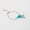 Aqua, variant on Women's Kendall Wire Wrapped Sea Glass Charm Bracelet