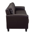 thumbnail image 3 of Tess Sofa in Java Fuax Leather, 3 of 8