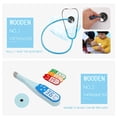 thumbnail image 2 of Kit De Médicos De Madera, Juego Educativo De Simulación, Juego Médico Para Niños, Médicos, Enfermeras, Juego Con Bolsa De Tela Funcional, Regalo Para Niñas Vogacara FN002867-00, 2 of 6