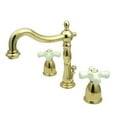 thumbnail image 4 of Elements Of Design Es1978px Double Handle 8" To 14" Widespread Bathroom Faucet - Nickel, 4 of 4