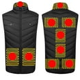thumbnail image 3 of Heating Vest for Men Women Winter Plus Size Unisex Zipper Key Press Control 2 Heating Jacket Heated USB Charging Version, 3 of 7