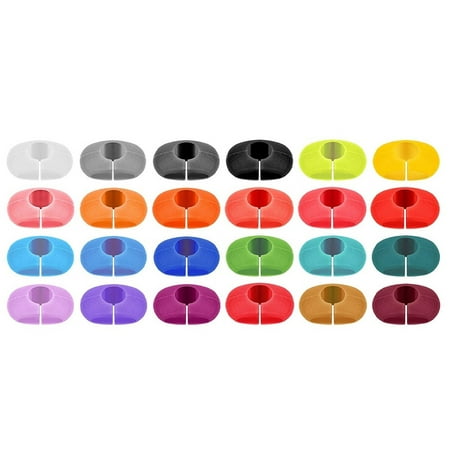 

26Pcs Wine Glass Charms Tags Plastic Wine Glass Drink Markers for Bar Party Martinis Cocktail