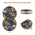 thumbnail image 3 of Portable Makeup Mirror Travel Mirror Compact Folding Mirrors Small for Women Beauty Accessories Colorful Various Leaves, 3 of 7