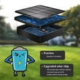 thumbnail image 5 of RELIGHTABLE Blue Solar Outdoor String Christmas Lights 36Ft 100 LED Patio Lighting for Yard Gazebo Party Wedding Tents Porch Xmas Garden Backyard Tree Decorations Balcony Decor Lights 100BX1, 5 of 8