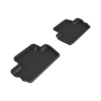 3D MAXpider KAGU Floor Mat (BLACK) compatible with LEXUS IS 2009-2015 - Second Row