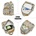 thumbnail image 5 of FORMRS Mini Backpack Purse for Women Travel Daypack Casual Shoulder Bag, Animals in A Forest Pattern, 5 of 7
