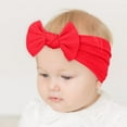 Ediodpoh Ultra Soft Nylon Headband Candy Colored Wide Brimmed Bow