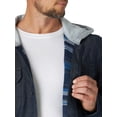 thumbnail image 4 of Wrangler Men's Long Sleeve Hooded Lined Flannel Shirt Jacket, 4 of 5