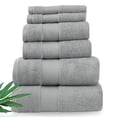 thumbnail image 1 of Toallas de baño Alusa Home, 6 piezas, 700 GSM, gris peltre, 1 of 6