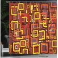 thumbnail image 4 of Ambesonne Abstract Shower Curtain, Colorful Trippy Square, 69"Wx84"L, Multicolor, 4 of 5