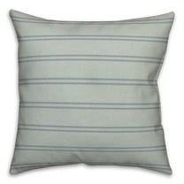 Creative Products Blue Stripe on Blue 18 x 18 Spun Poly Pillow