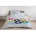 thumbnail image 3 of Simply Daisy Eye Opener Fleece Throw Blanket, Ocean Green, Small Throw, 3 of 4