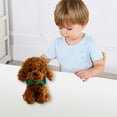 thumbnail image 5 of MeetYTOYS Cute Puppy Stuffed Animal Realistic Dog Toy Pet Birthday Gifts for Kids 8 Inch(Brown), 5 of 7