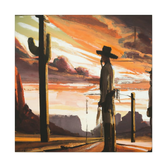 Picket Line Protestators - Canvas