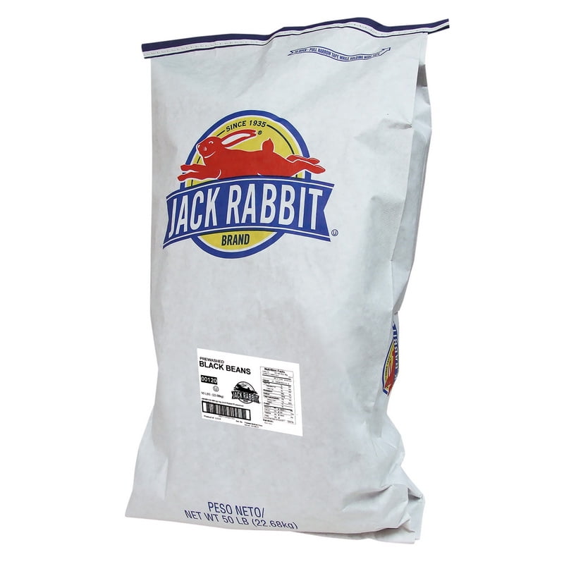 (Price/Pack)Jack Rabbit 405365135 Jack Rabbit 50 Prewashed Black Beans