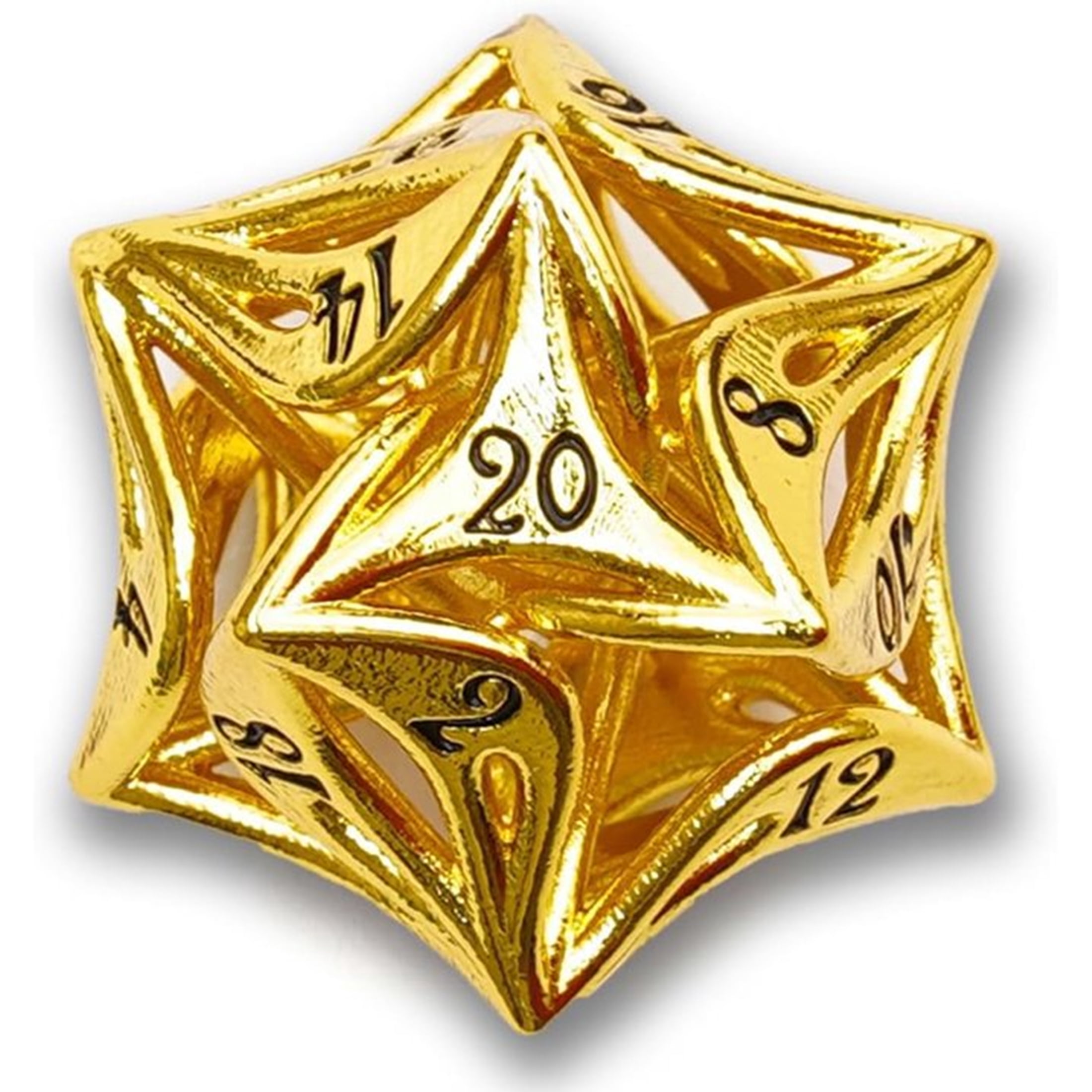 Metal Hollow Dice Role Playing Game Set