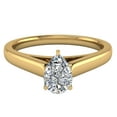 thumbnail image 5 of Diamond Engagement Ring For Women Pear Solitaire GIA Certified 3-Prong 0.50 Carat 14K Gold (H,I1), 5 of 7