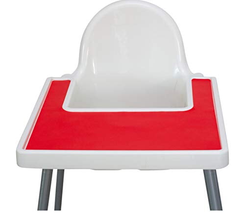 mango co ikea high chair placemat for antilop baby high chair silicon placemat only bpa free dishwasher safe silicone placemats finger foods placemat for toddler and baby cherry walmart com