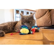 Vibrant Life Catnip Feather Bird Cat Toys, Parrot and Toucan, 2 Count