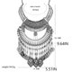 thumbnail image 4 of Sonducket Gargantilla de cuello grande Vintage, fiesta de vacaciones, aniversario, cumpleaños, boda, compromiso, trabajo, citas, joyería Ropa, zapatos y accesorios Miscelánea Negro Sonducket AP014597-03, 4 of 6
