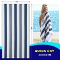 thumbnail image 4 of Beartech 4 Pack Oversized Microfiber Beach Towel, 30x60 inches Super Absorbent Quick Dry Camping Travel Towels Lightweight Outdoor Large Swim Towel for Adults Navy Blue Gray, 4 of 9