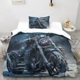 thumbnail image 2 of Fire Engine Bedding Set Skull Duvet Cover 3d Printed 2 Pieces, Microfiber Bedding Duvet Cover With Zipper Closure Pillowcases Single, 2 of 5