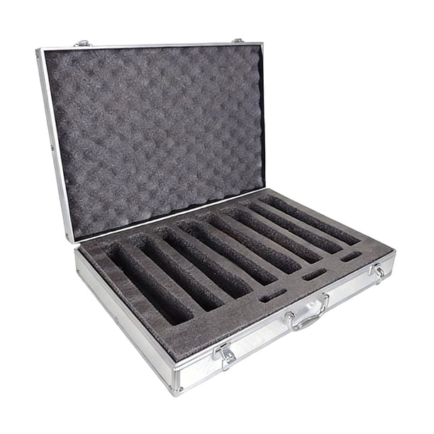 Estuche de transporte para micrófono Accesorio Internet con asa con hebilla Chat protector Plata