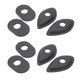 thumbnail image 5 of Espaciadores del adaptador de señal de giro de la motocicleta espaciadores del adaptador del indicador de señales de giro confiables para GROM ANGGREK Otros, 5 of 8