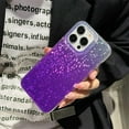 thumbnail image 3 of Sparkling Grid Diamond Pattern Case for iPhone 15 14 13 12 Pro Max Shiny Glitter Luxurious Cover for Women Girls Slim Cases (Purple,for iPhone 14 Pro Max), 3 of 11