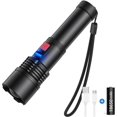 thumbnail image 1 of Rechargeable LED Flashlight, 3000 Lumens,IP65,5 Modes(With 5000mAh Battery), 1 of 5