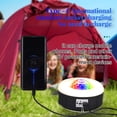 thumbnail image 4 of Solar Camping Light Outdoor Tent Light Camp Lights Portable LED Light Atmosphere Magic Ball Lamp with Remote Controller, 4 of 9