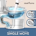 thumbnail image 2 of Sleek Home Air Plunger Drain Clog Remover High-Pressure Air Toilet Plunger & Drain Unclogger- Drain Cleaner & Hair Clog Remover Air Blaster (ABS), 2 of 7